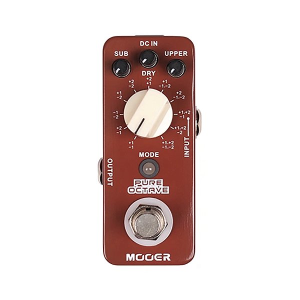 Pedal Mooer Pure Octave MOC1 Para Guitarra True Bypass