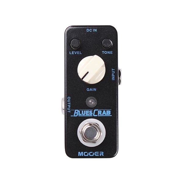 Pedal Mooer Guitarra Blues Crab Overdrive Mbd1