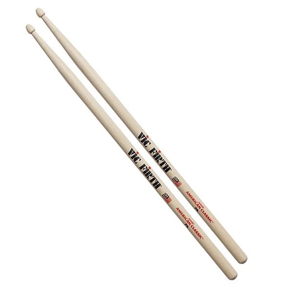 Baqueta Vic Firth American Classic 7A Ponta De Madeira