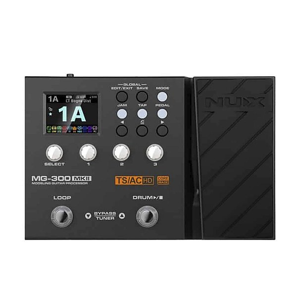 Pedaleira Nux Multi Efeitos MG300 MKII Para Guitarra Com Ir