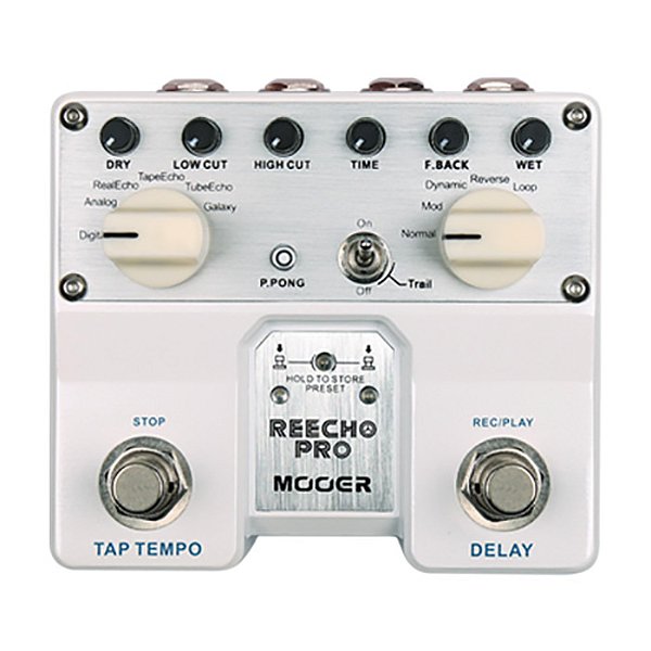 Pedal Mooer Twin Reecho Pro Delay Função Loop Tdl1