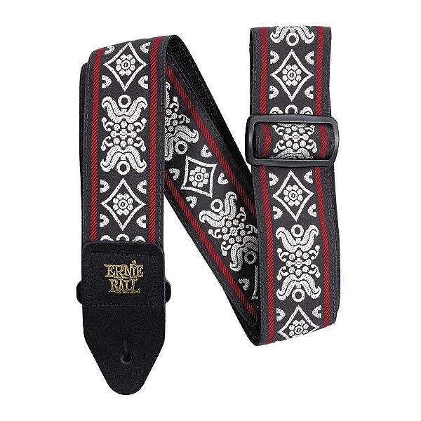 Correia Ernie Ball Black Jack Red Jacquard Po4669