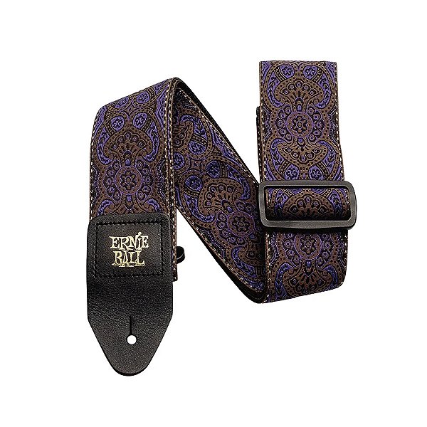 Correia Ernie Ball Jacquard Purple Paisley P04164 Para Instrumentos