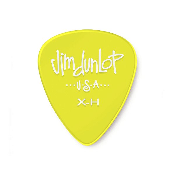 Palheta Dunlop Gels Amarela Extra Grossa XH 486RXH 12 Unidades