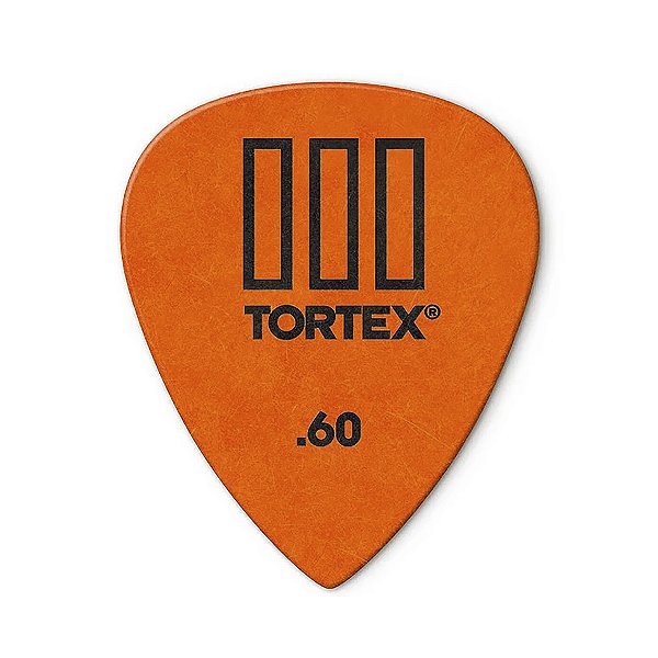 Palheta Dunlop Tortex III 462R 0.60mm Laranja 12 Unidades