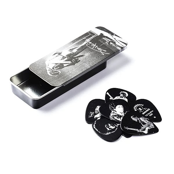 Palheta Dunlop Jimi Hendrix Retratos JHPT06M Caixa Com 12 Unidades