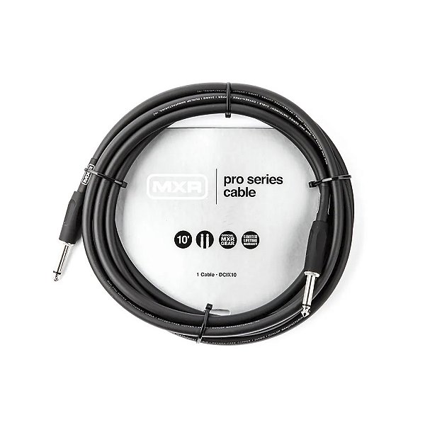 Cabo Dunlop Mxr Para Instrumentos 20ft 6.10m Pro Series P10 Reto DCIX20