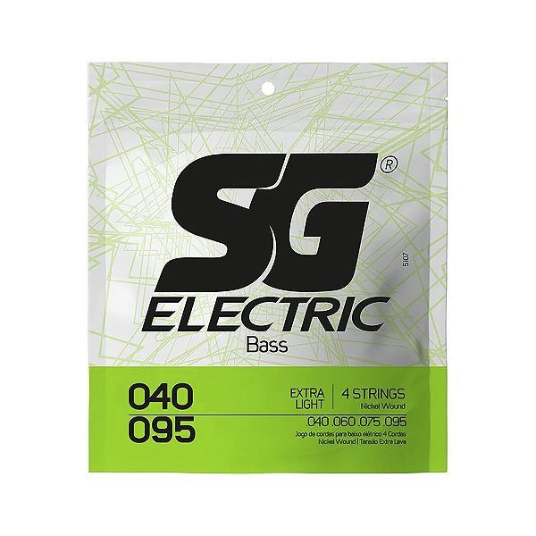 Encordoamento Sg Para Baixo 4 Cordas 040 095 Niquel