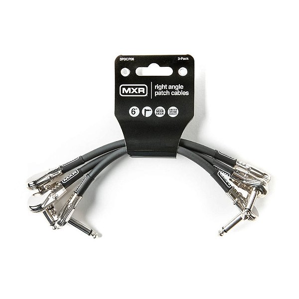 Cabo Mxr Dunlop Para Pedal P10 L Com 3 Unidades De 15cm