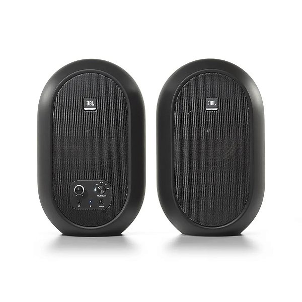Par Monitor De Referência Jbl 104 Bt Bluetooth 60w Bivolt Preto