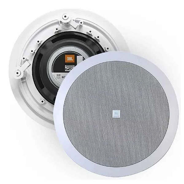 Arandela Jbl 6co2r Som Ambiente 25Watts Redonda 6 Polegadas O Par