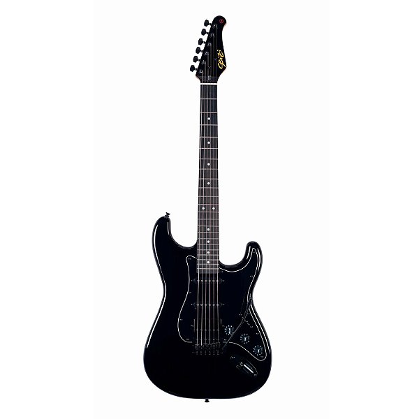 Guitarra Seizi Fun Vintage Budokan Hss All Black