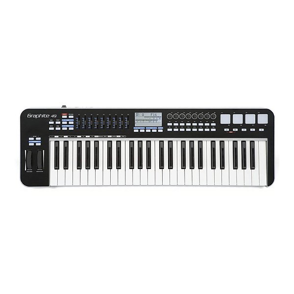 Controlador Midi Samson 49 Teclas Graphite 49 Usb SAKGR49