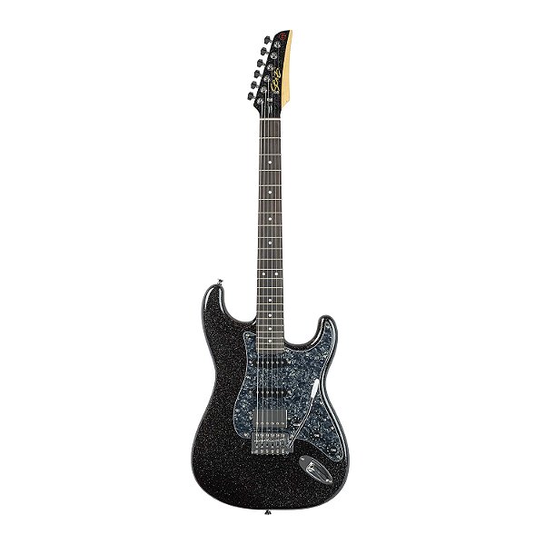 Guitarra Seizi Fun Katana Musashi Hss Midnight Black Sparkle
