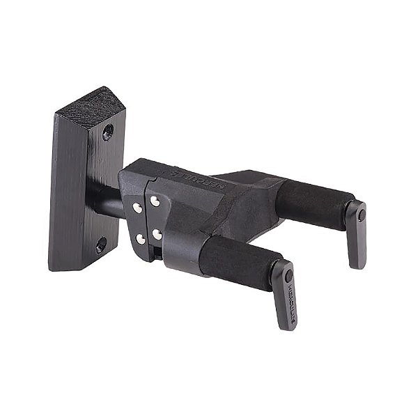 Suporte De Parede Hercules Com Trava Para Instrumentos Gsp38wbk Plus