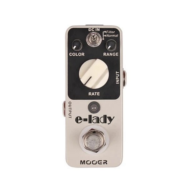 Pedal Mooer E-Lady Flanger Analógico Clássico Com 2 Modos Filtro e Normal