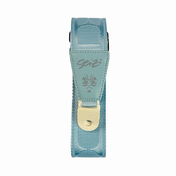 Correia Seizi Air Strap Lock Guitarra Violão Baixo Light Blue