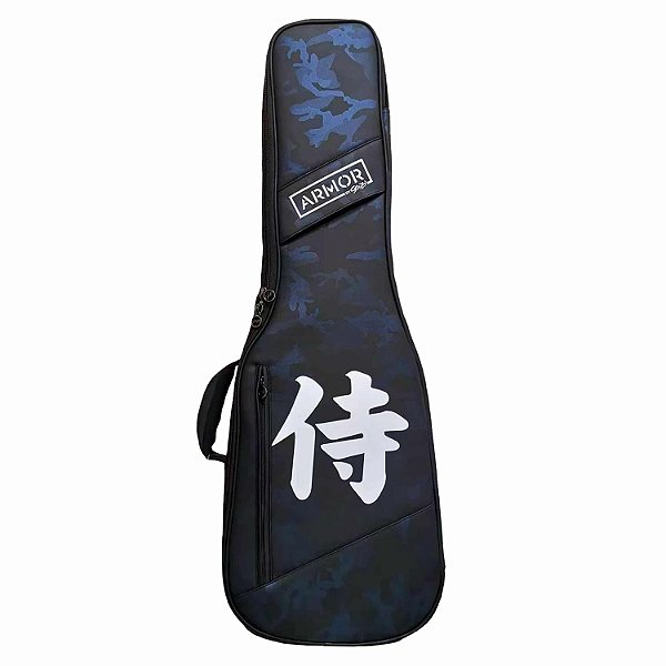 Bag Capa Para Guitarra Armor By Seizi Ultra 2 Reforçado Blue Camo