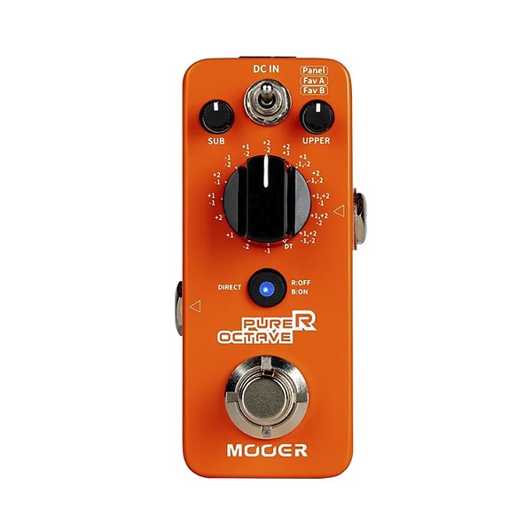 Pedal Mooer Purer Octave 15 Modos de Oitava Polifônica e 1 Detune