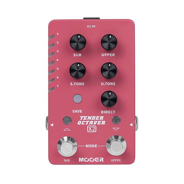 Pedal Mooer Oitavador Tender Octaver X2 Para Guitarra M730
