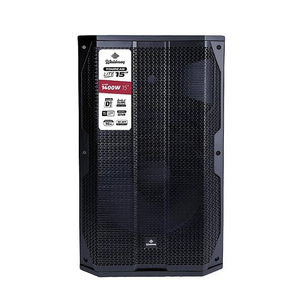 Caixa de Som Waldman Ativa 15" TCL 1400-15DSP 350W DSP
