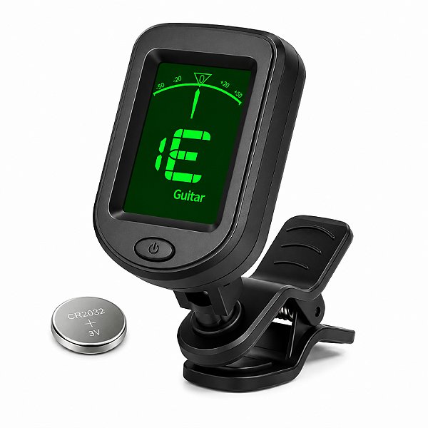 Afinador Alra Digital Cromático Clip Violão Guitarra Cavaco Ukulele Violino