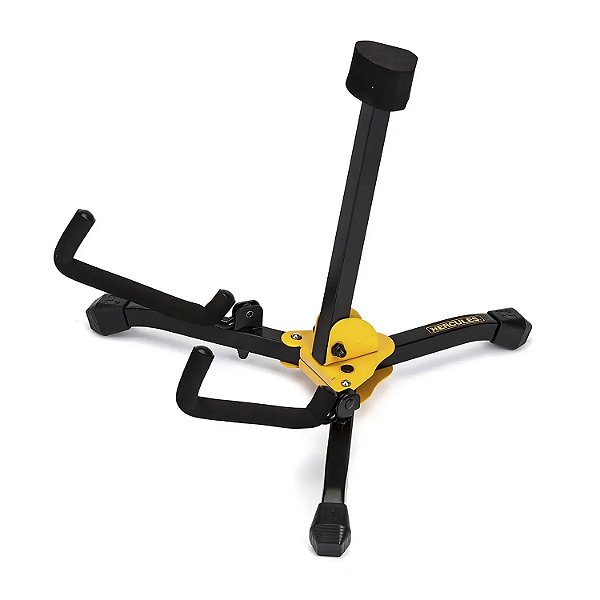 Mini Suporte Hercules GS401BB Violão Compacto Pinos de Segurança na Base