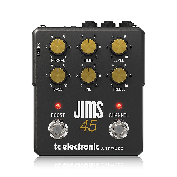 Pedal Tc Electronic Jims 45 Preamp 2 Canais Independentes Para Guitarra