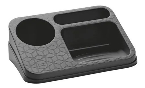 Organizador De Pia Suporte De Detergente e Esponja Preto