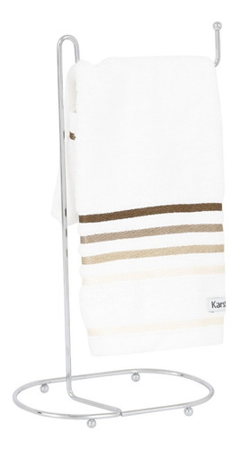 Suporte Porta Toalha Lavabo Pia Cromado Banheiro Arthi