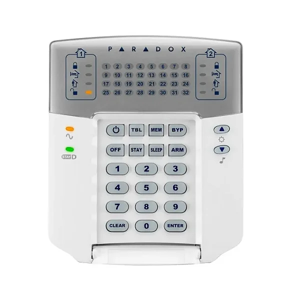 Teclado LED para 32 zonas- K32 PARADOX