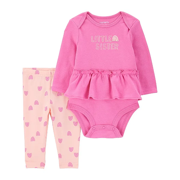 Conjunto menina Carter's Child of Mine, 2  peças - 12m