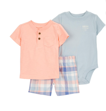 Conjunto 3 peças menino - Carter's Child of mine