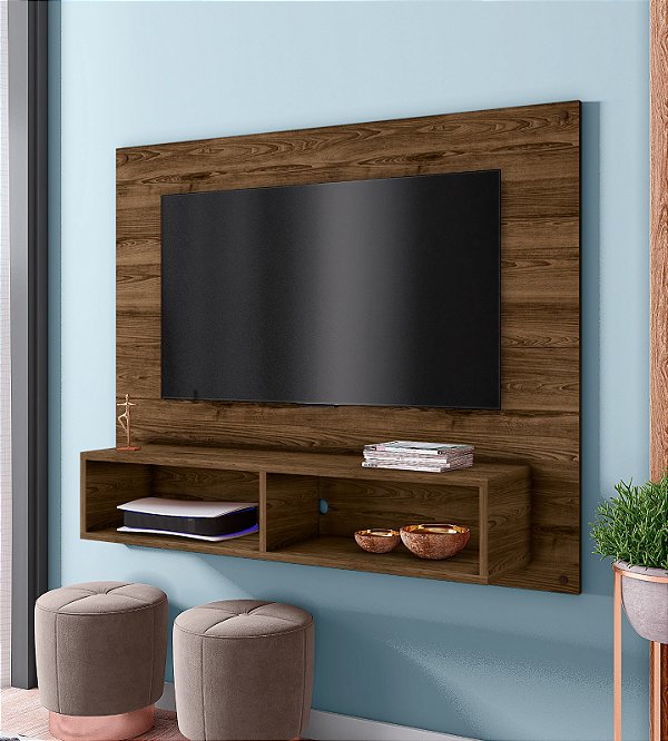 Painel Tv 43 Polegadas 1,08m Bechara Viena - Ipê