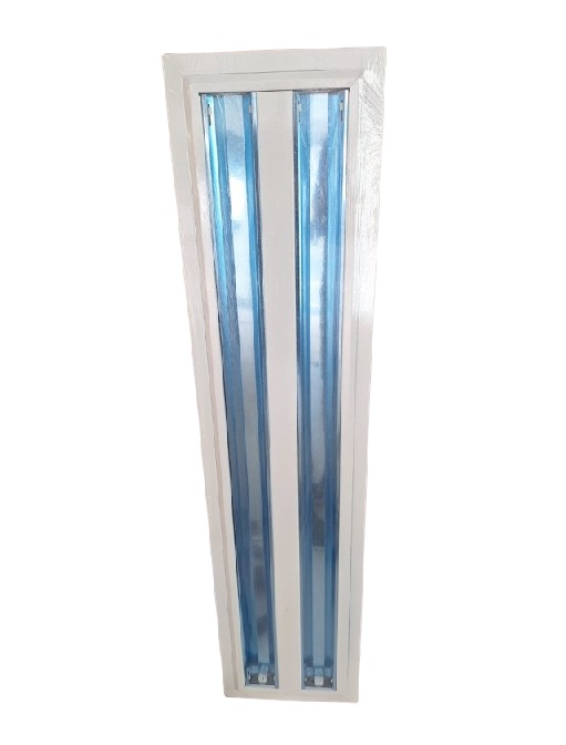 Luminária de Embutir p/ 2Lamp. de 28 ou 54W T5 fundo de alumínio ref.: LE407228 LUMIBRAS