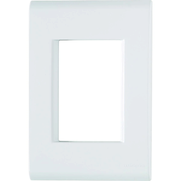 Placa 4x2 p/ 3Int Liz Branco 57106/007 ou 207 TRAMONTINA
