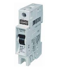 Disjuntor Unipolar 06A 1P Din Curva B ref.: 5SX1 106-6 SIEMENS mod. ANTIGO