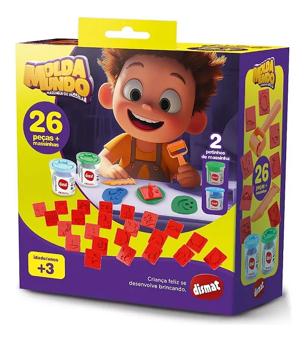 Kit Massinha e Carimbo Molda Mundo