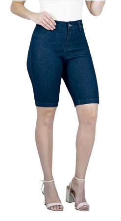 Bermuda jeans ciclista muito mais