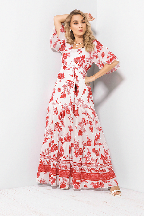 Vestido longo formitz fashion