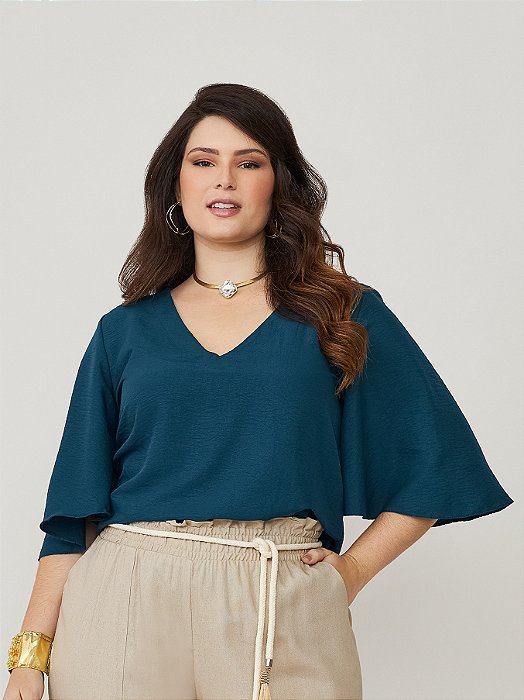 Blusa manga jabo realist curves
