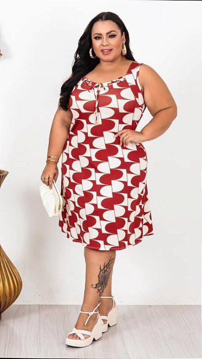 Vestido malha venetia regata
