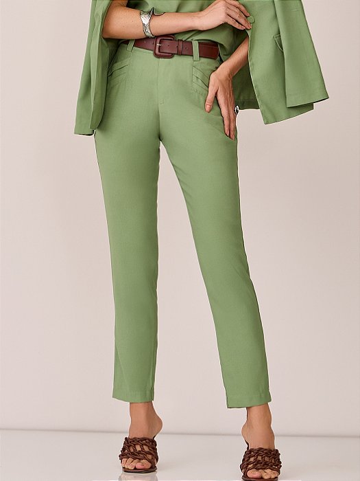Calça realist social alfaiataria