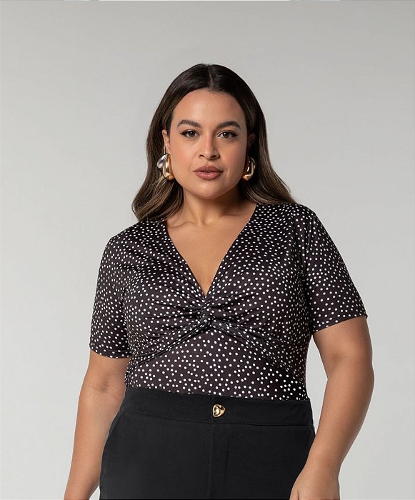 Blusa de poá formitz curves