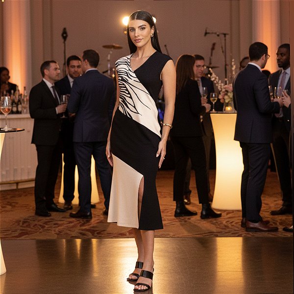 Vestido midi miravest