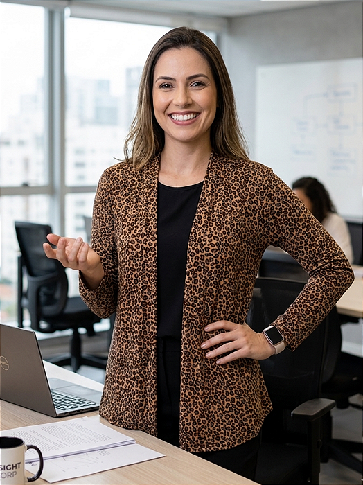 Cardigan de malha confortável