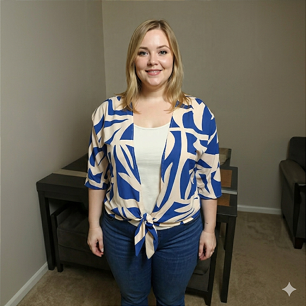 Blusa de amarrar rtg modas