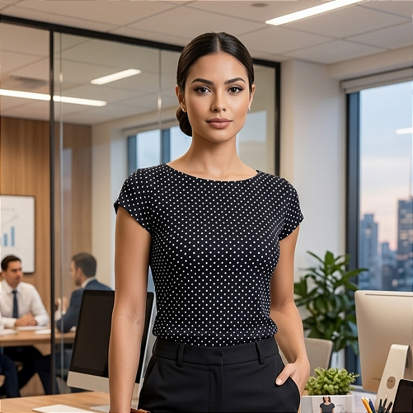 Blusa de poá rayra
