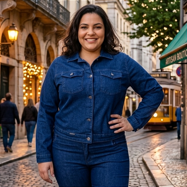 Jaqueta Jeans muito mais