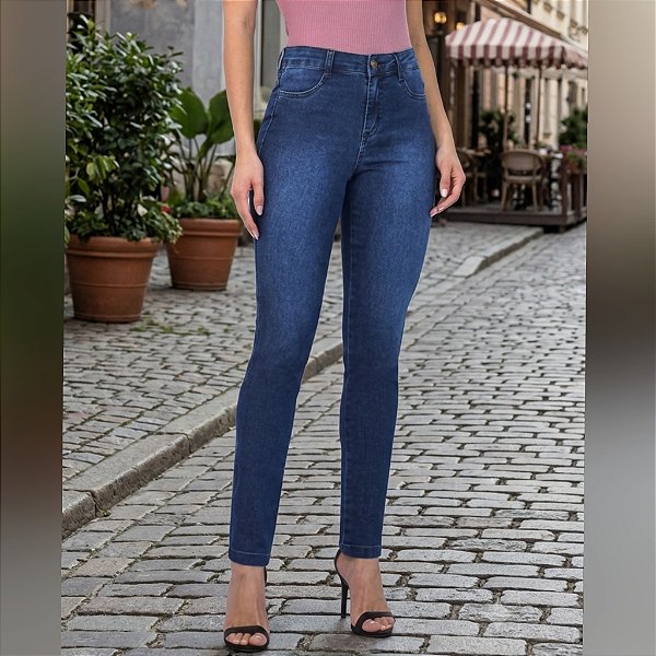 Calça cigarrete skinny muito mais
